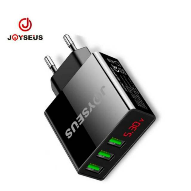 Cục Sạc Nhanh Joyseus T2L 3a Có 3 Cổng Usb