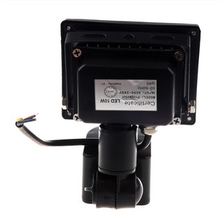 🌠PIR Motion Sensor Security Wall Pure White LED Waterproof Flood Light Lamp 10W