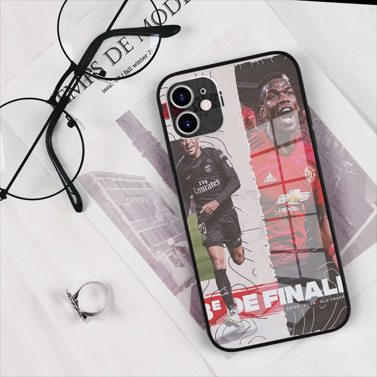 Ốp kính GOGO Mpappe và Paul Pogba Iphone 7 - Iphone 12 pro max OK-FOO2001098