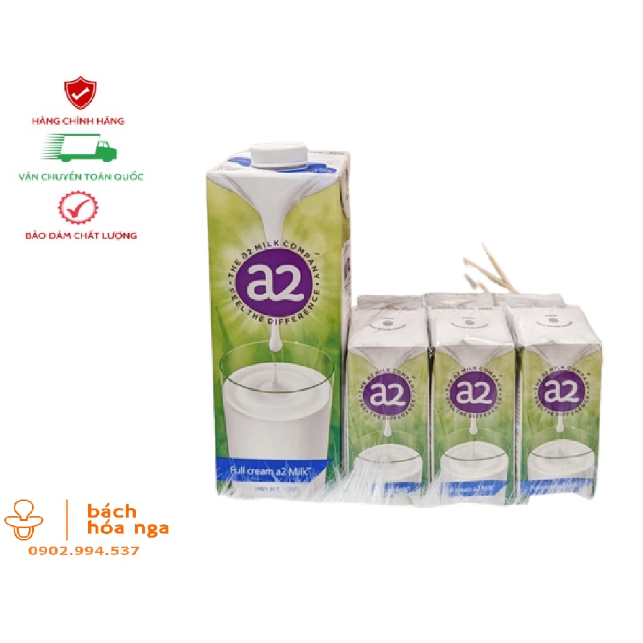Sữa tươi nguyên kem a2 nước 200ml và 1L