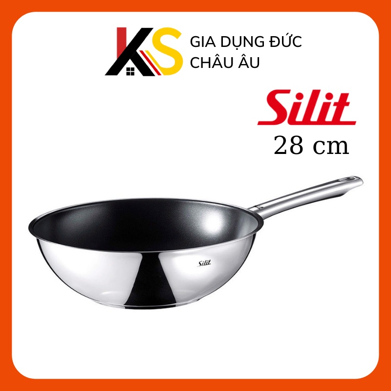 Chảo Silit Wok Wuhan sâu lòng nhập Đức 28cm
