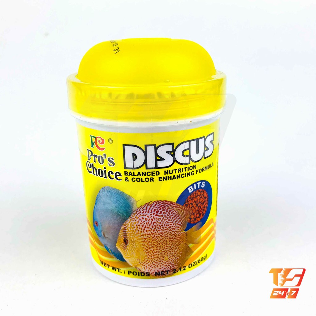 Hũ Thức Ăn Cá Dĩa Pro's Choice 60g (Dạng Viên) - Thức Ăn Cá Đĩa Discus Cao Cấp