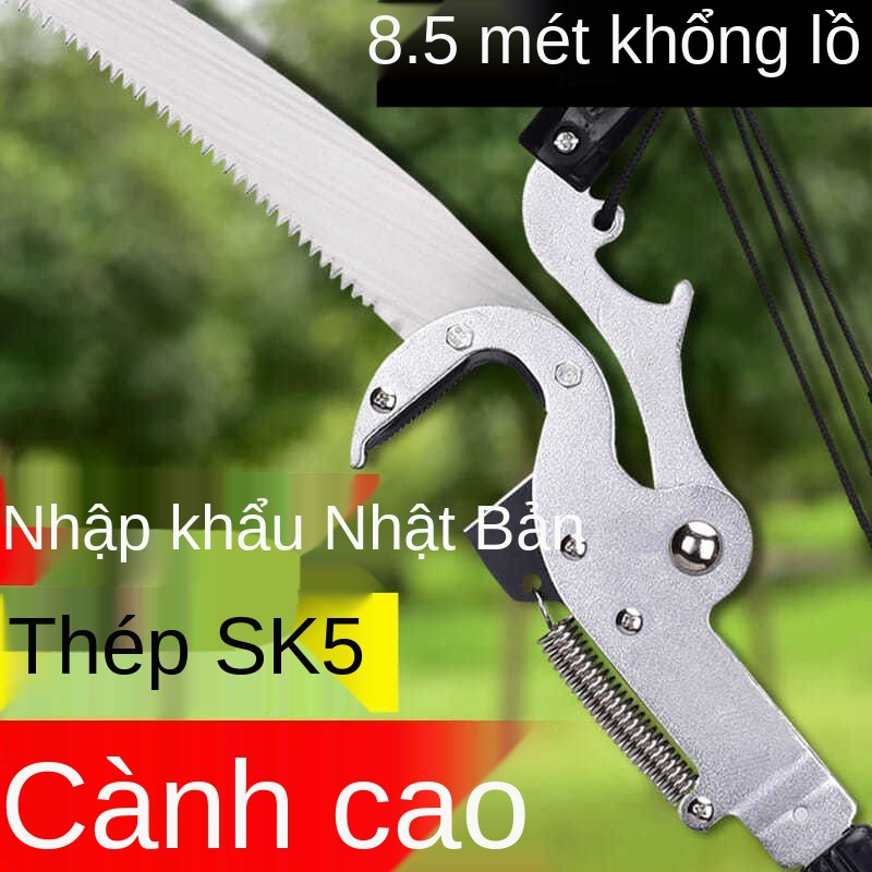 Kéo cắt cành trên cao dùng để tỉa Cây sào nhôm bằng ống lồng khổng lồ và cưa dày