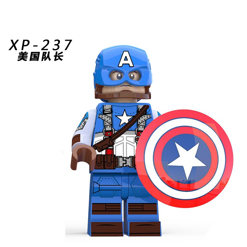 Bộ Đồ Chơi Xếp Hình Captain America Cho Bé Kt1031