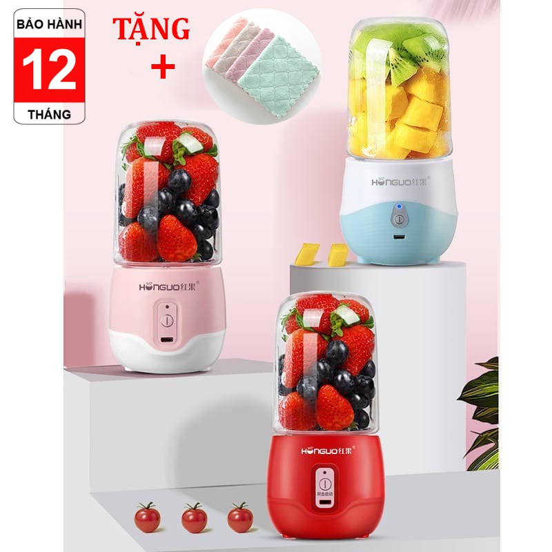 ❣️Máy say sinh tố cầm tay đa năng mini 300ml, máy xay tích điện dạo sắc nhọn, sử dụng lâu dài, nhỏ gọn