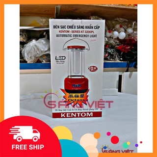 Đèn sạc chiếu sáng khẩn cấp Kentom KT 3200PL (Đỏ)