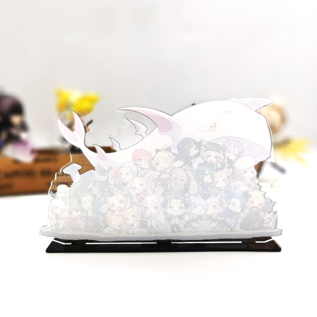 Re Zero Starting Life in Another World group cute version Subaru Rem Ram figure