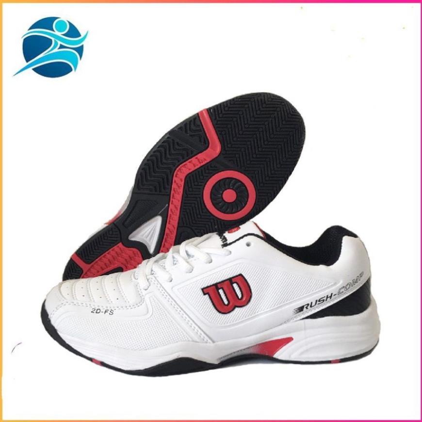 Giày tennis Wilson chuyên nghiệp màu trắng, dành cho nam, đủ size ! = .