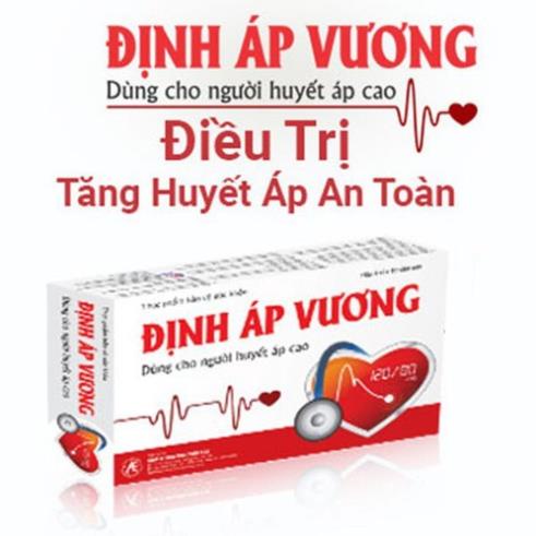Định Áp Vương – Viên uống hỗ trợ ổn định huyết áp (Hộp 30 viên)