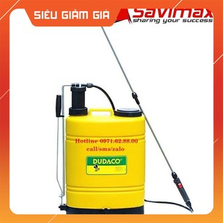 Bình xịt đeo vai 2 cần Ron Viton bơm 1 trục Dudaco B1802 (18L) nhận quà tặng