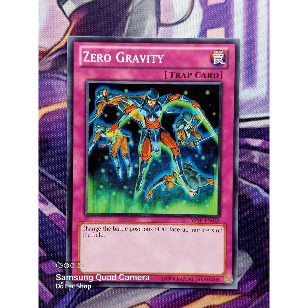 [ Đỗ Lạc Shop ] Thẻ Bài Mint90 Yugioh Trap Zero Gravity  - Common
