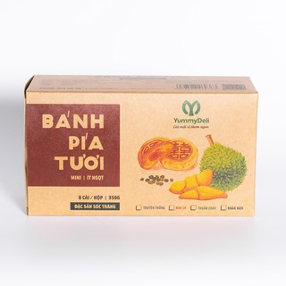 Bánh pía mini YummyDeli - Hộp giấy (8 Bánh) 250g