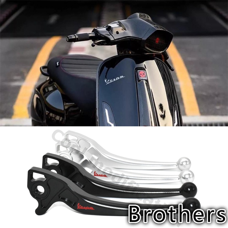 Cần gạt phanh tay lái CNC chuyên dụng cho xe máy Vespa Gts300 250 Gtv S150 Lx150 Primavera 150 Sprint 150