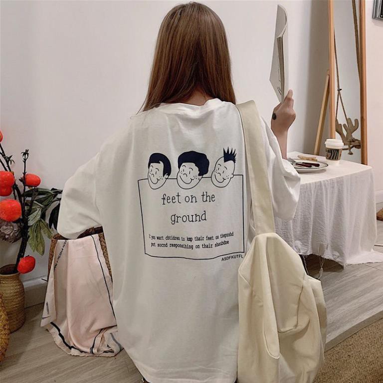 Áo Thun Nam Nữ Tay Lỡ Unisex - Hàng Hot Trend Loại 1, Form Rộng, Mặc Đơn/Đôi, Nhóm Lớp | BigBuy360 - bigbuy360.vn