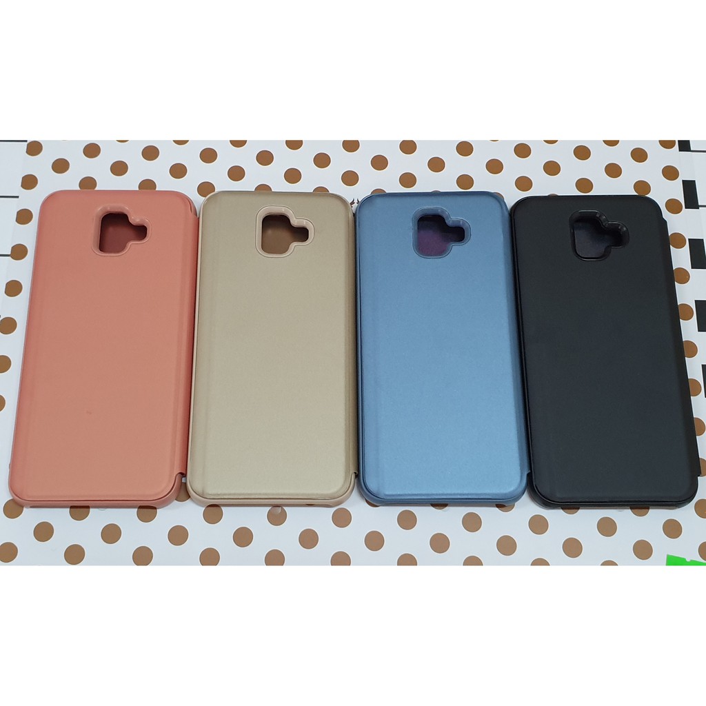 Bao da Clear view Standing Samsung J4 plus - Pk888