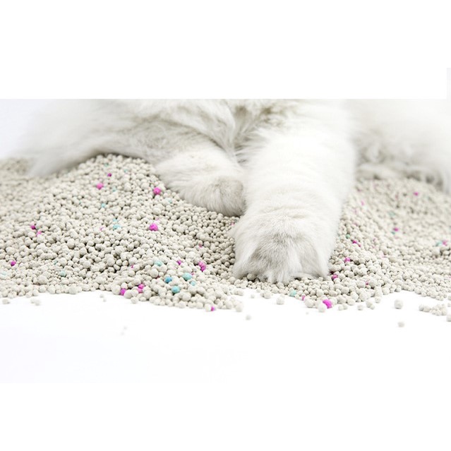 Cát vệ sinh cho mèo cát CLASSIC CAT LITTER túi 10l khử mùi vón cực tốt