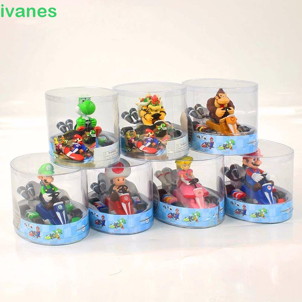 Mô Hình Đồ Chơi Xe Hơi Hoạt Hình Super Mario Bằng Pvc