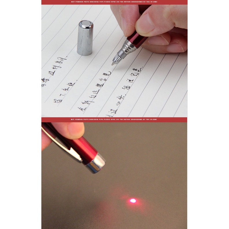 Denshitaro Laser pointer - Bút Chỉ Tia Laser Màu Đỏ Xanh Lá 5mw 650nm - Bút chuyên dụng Slide + TẶNG KÈM PIN AA