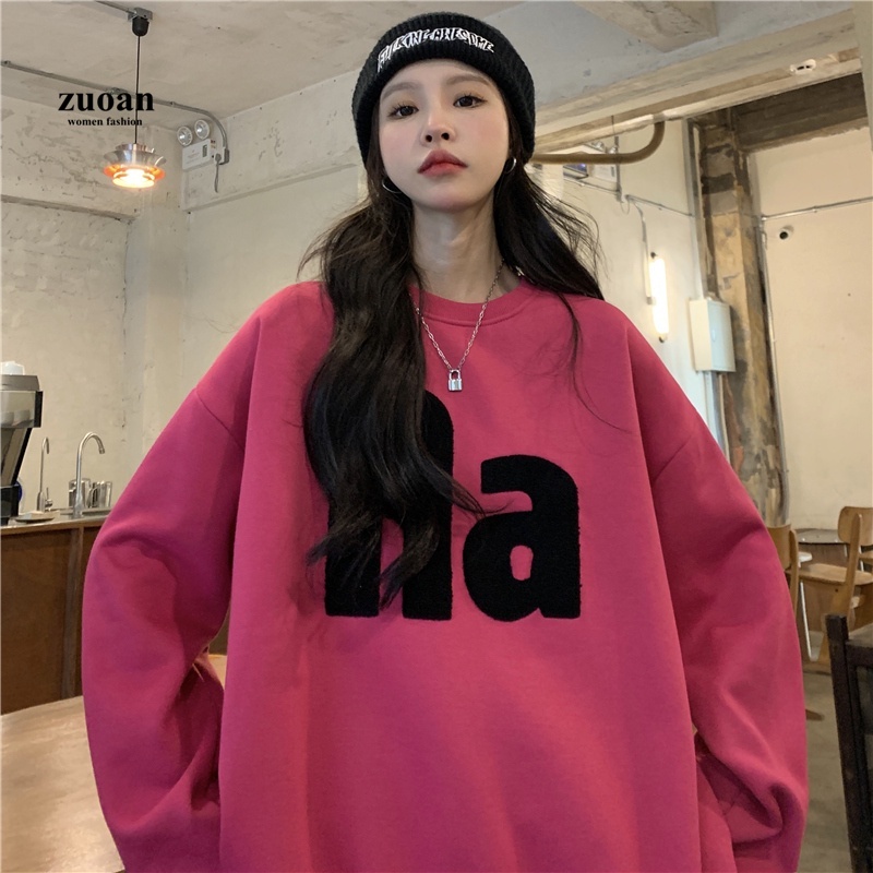 Áo SUXI dành cho nữ tay dài dáng rộng thời trang phong cách Hàn Quốc