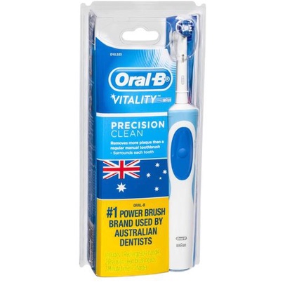 ( BILL ÚC ) Bàn Chải Đánh Răng Điện Oral B Vitality Precision Clean Electric Toothbrush +2 Refills ( 2 đầu bàn chải )