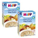 Bộ 2 hộp Bột ăn dặm hoa quả rừng Hipp 250g