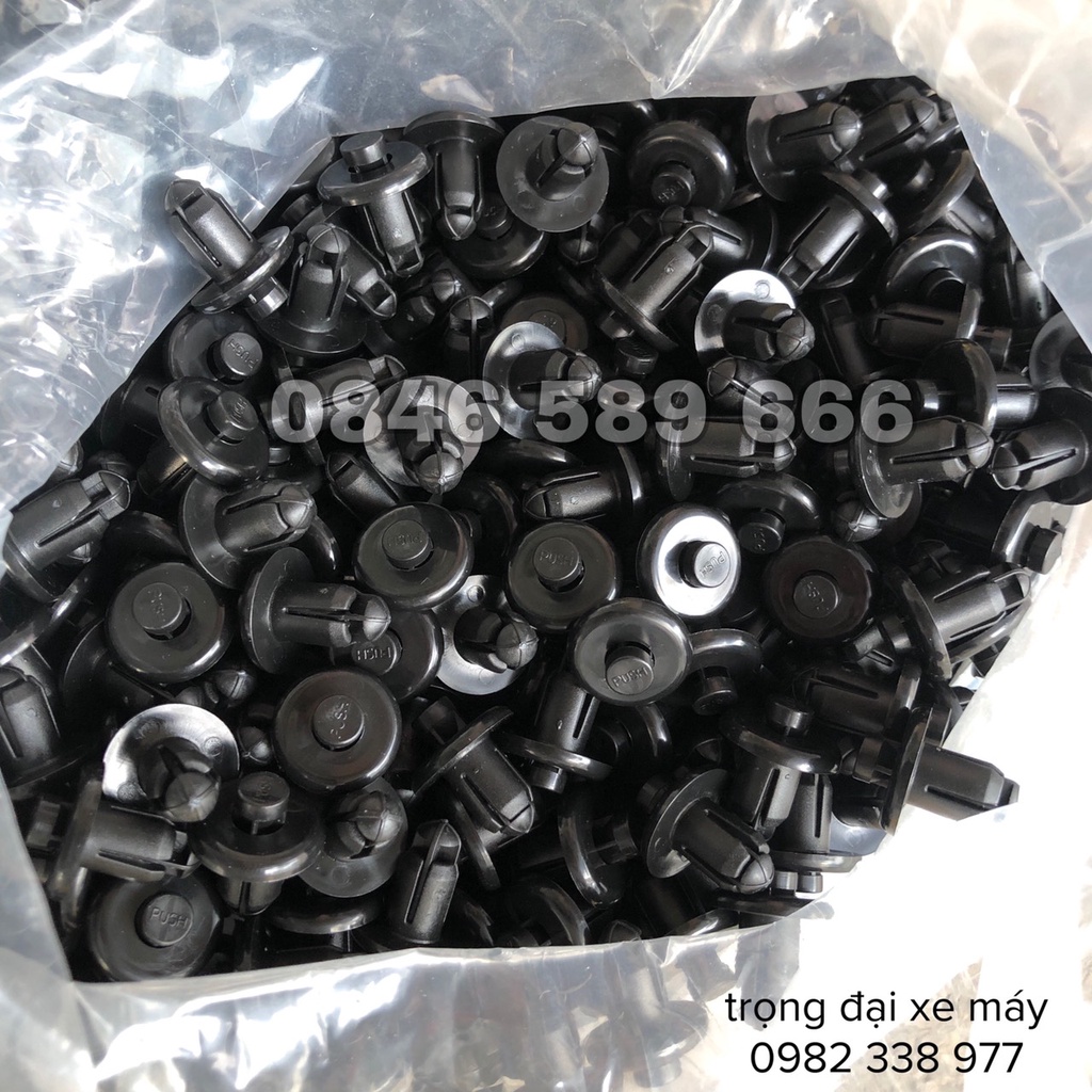Ốc bấm dàn áo,chốt nhựa dàn áo xe máy 6Li, 8Li - phù hợp nhiều dòng xe trên thị trường