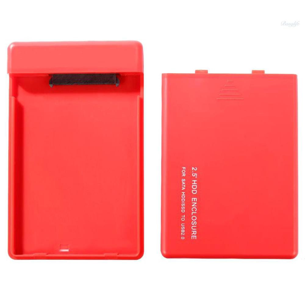 Hộp Ổ Cứng Ngoài 2.5in Hdd 480mbps Cho Sata Hdd / Ssd Sang Usb2.0 | BigBuy360 - bigbuy360.vn
