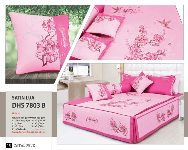 Bộ Daihan satin lụa tơ tằm 2.590k