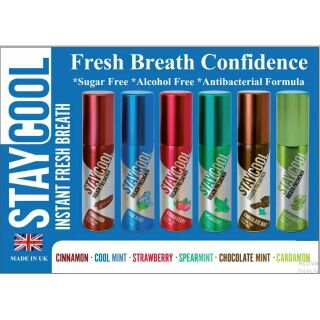 (CHÍNH HÃNG) Xịt thơm miệng tức thì Stay cool uk