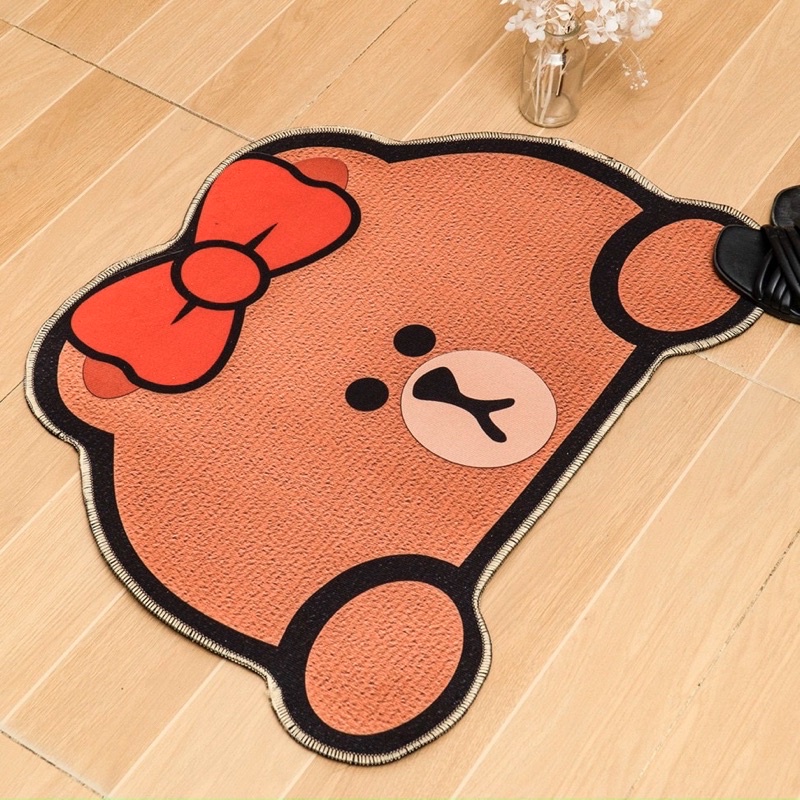 Thảm chân 3D hình thú siêu cute