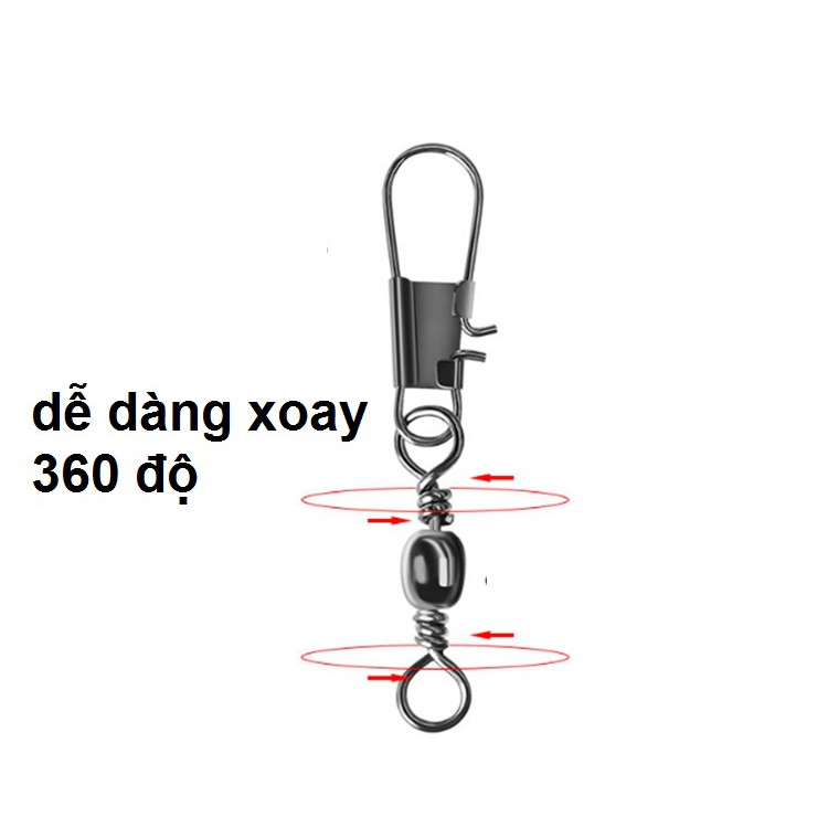 Khóa Link Câu Cá Chữ B Vừa 20 chiếc - Sanami Fishing