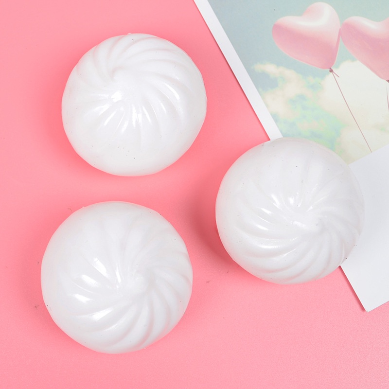 GUDETAMA SQUIShY hình BÁNH BAO TRẮNG bót trút giận xả stress mochi slime