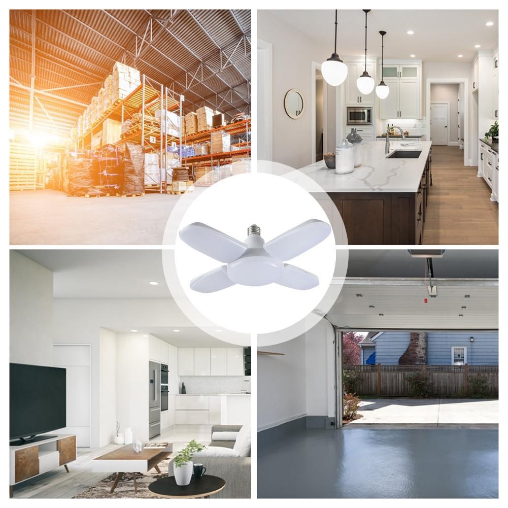 Đèn Led 4 cánh + 1 đèn trung tâm . Công suất 60W siêu sáng  Sử dụng chip led SND2835 độ sáng cao