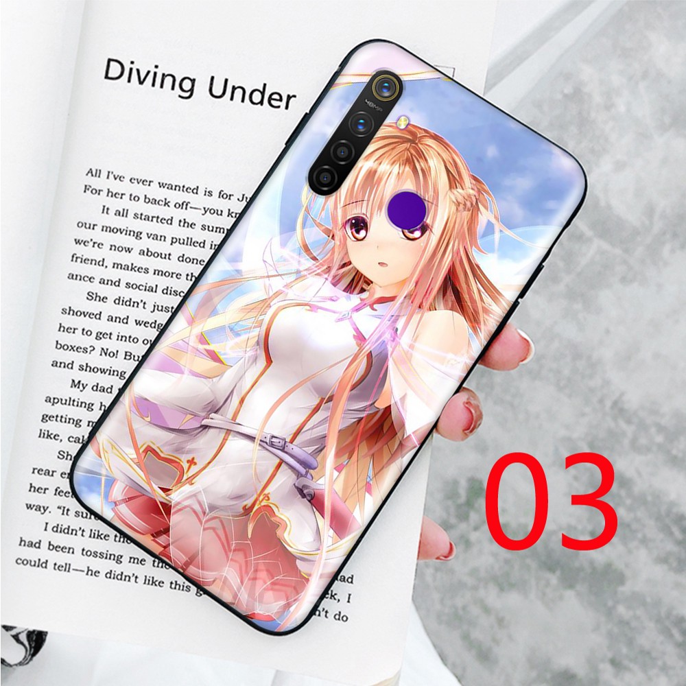 Ốp Lưng Mềm In Hình Sword Art Online Cho Realme A5 2 3 5 5i 6 X Lite Xt X2 Pro