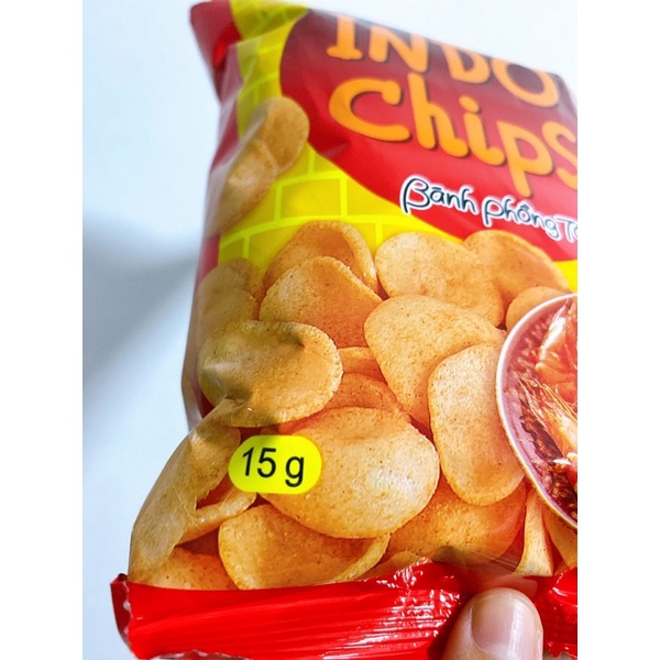 [ 10 gói ] Bánh snack phồng tôm Indo Chips oishi 15g