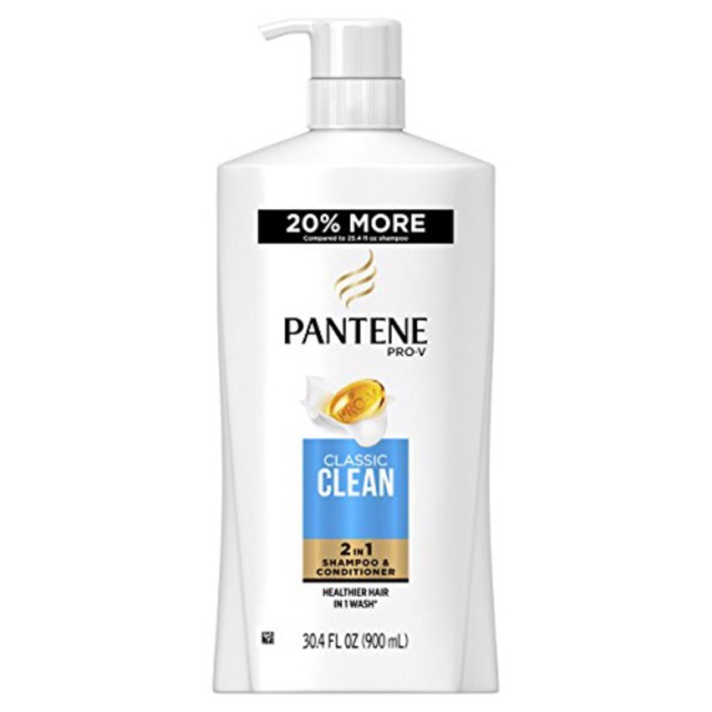 Dầu gội xã Pantene 2in1 hàng Mỹ