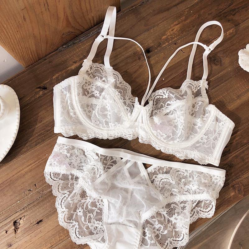 [FS HỎA TỐC 2h]Set Đồ Lót Nữ LOLI43 Man Dây Chéo Sexy Áo Bra Không Mút Có Gọng | BigBuy360 - bigbuy360.vn