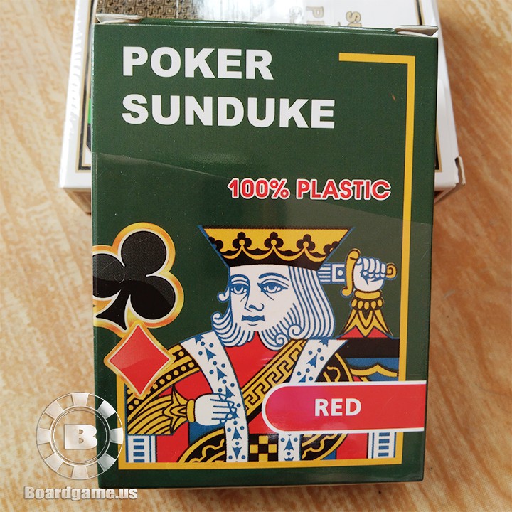 Bộ bài tây nylon bản rộng chuẩn casino không thấm nước