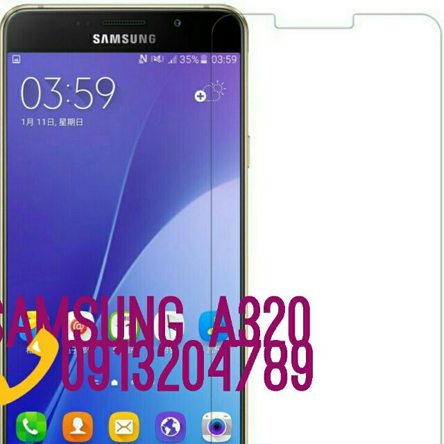 Bộ 3 Dán kính cường lực samsung A320