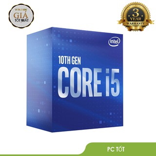 Mua CPU Intel Core i5 10400 (2.9 GHz turbo up to 4.3 GHz  6 core 12 Threads   12MB Cache  65W) - Fullbox nhập khẩu