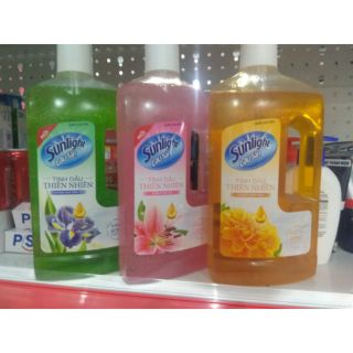 Nước lau sàn sunlight tinh dầu thiên nhiên chai 1kg