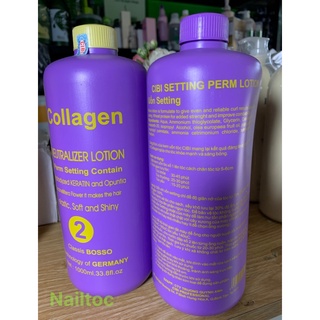 Thuốc uốn setting Cibi collagen 900ml
