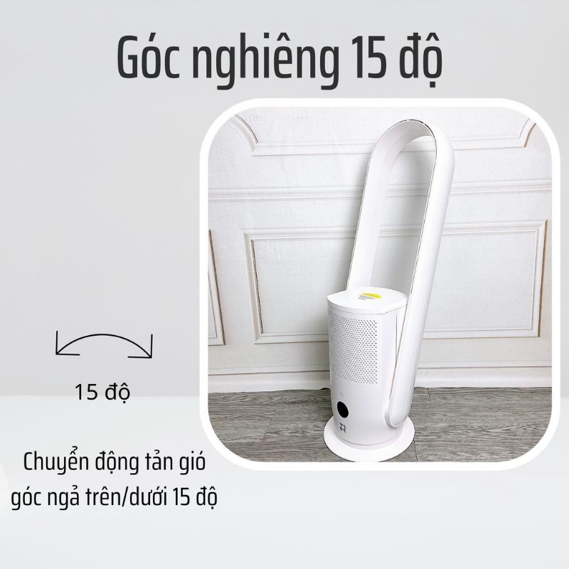Quạt không cánh kiêm lọc không khí Crossbow- CR022D CR015 BH 24 tháng