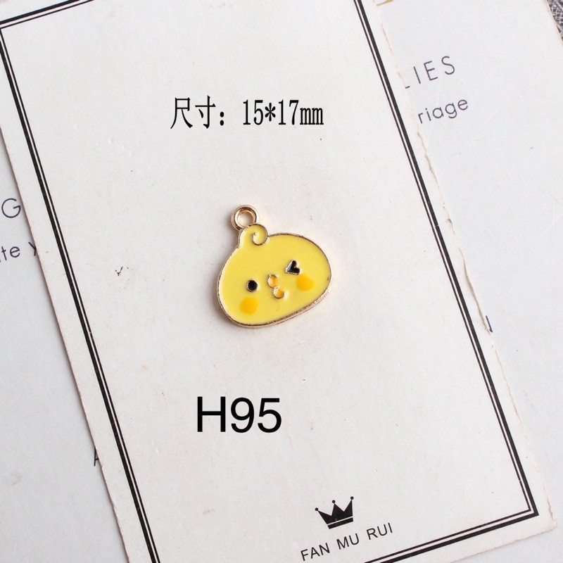 Charm kim loại hình con gà