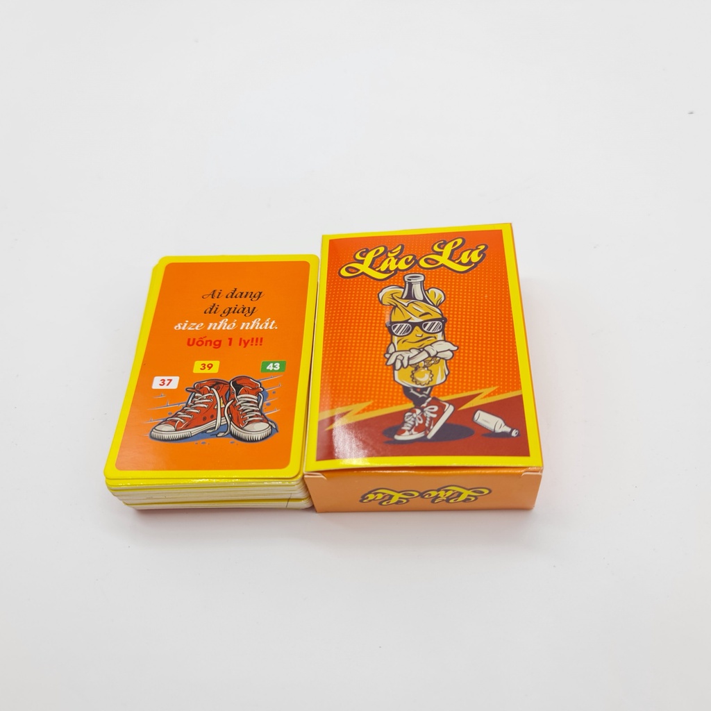 Bộ thẻ bài uống rượu bia Lắc Lư phiên bản đặc biệt Drinking Game 68 lá cho team nốc out