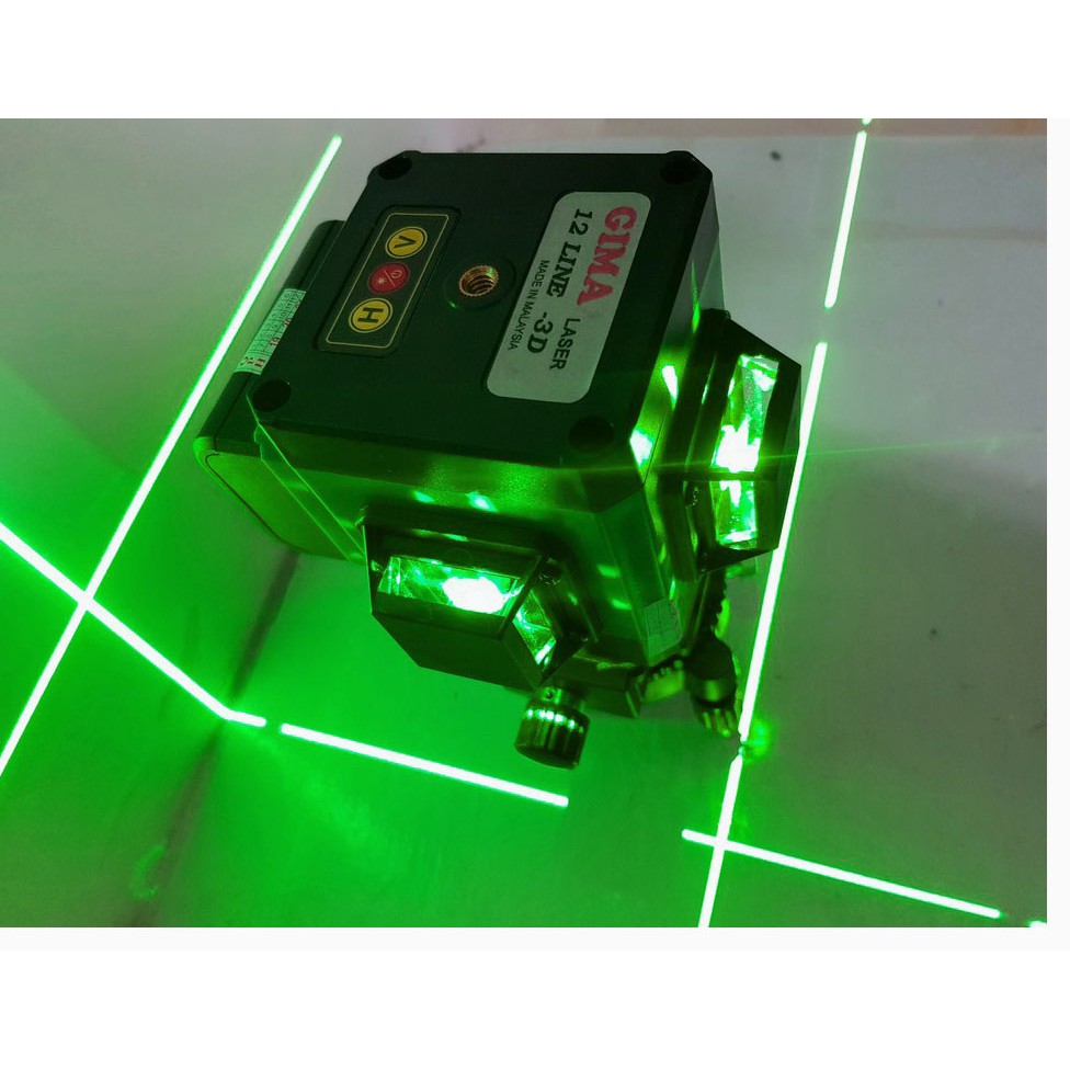 MÁY CÂN NƯỚC LASER  12 TIA  XANH_ THẾ HỆ MỚI