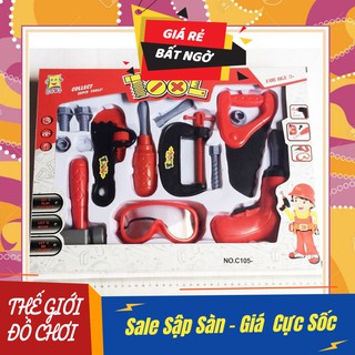 Bộ đồ chơi sửa chữa kỹ thuật - kỹ sư xây dựng