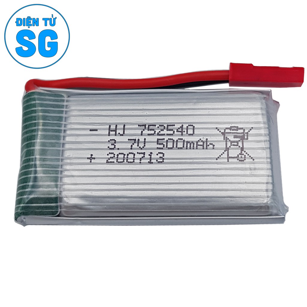 Pin lipo 3.7V 500mAh, 600mAh, 650mAh, 750mAh, 850mAh, 1200mAh