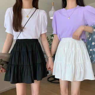 Chân váy chữ A xòe 2 tầng ♥️ Đầm ngắn nữ (kèm lót) ♥️ Đầm voan ngắn ulzzang - NhimShop CV13