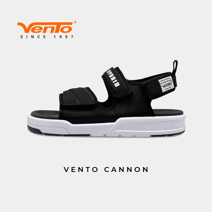Giày dép Sandals VENTO CANNON màu Đen Nam đi học/đi làm.